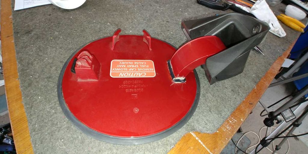 Holden Commodore Fuel Flap Hinge repair
