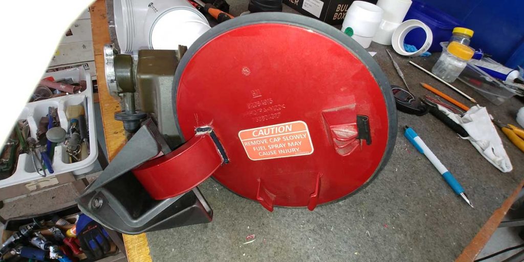 Holden Commodore Fuel Flap Hinge repair
