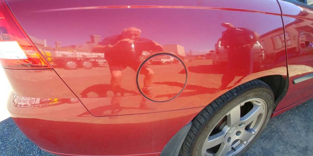 Holden Commodore Fuel Flap Hinge repair